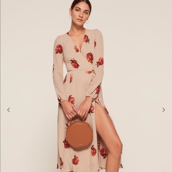 Reformation Nicole Dress XS Ruby NWT - Picture 3 of 7